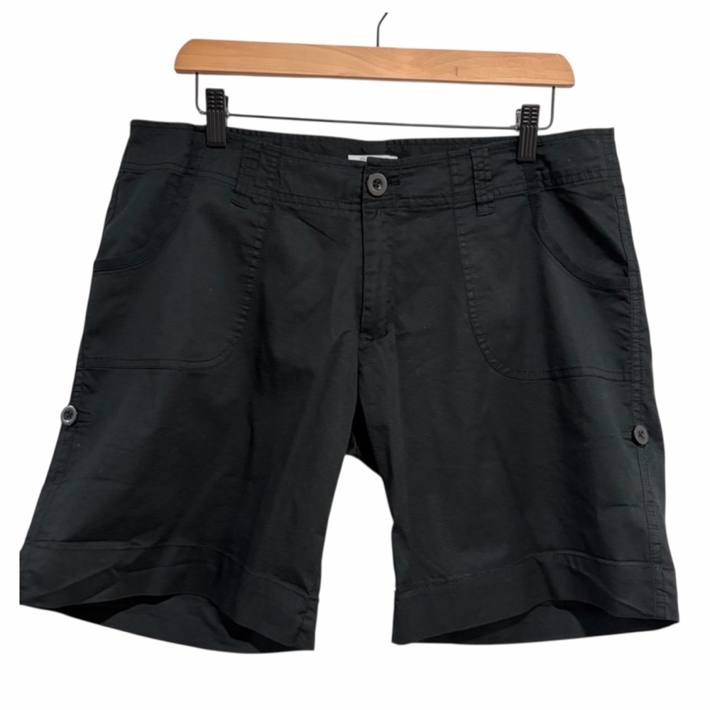 2/$25 ALFRED SUNG Women’s Black Shorts Cotton Blend